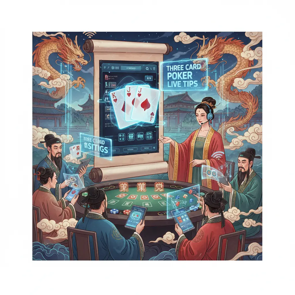 Three card poker live dealer tips - gambling