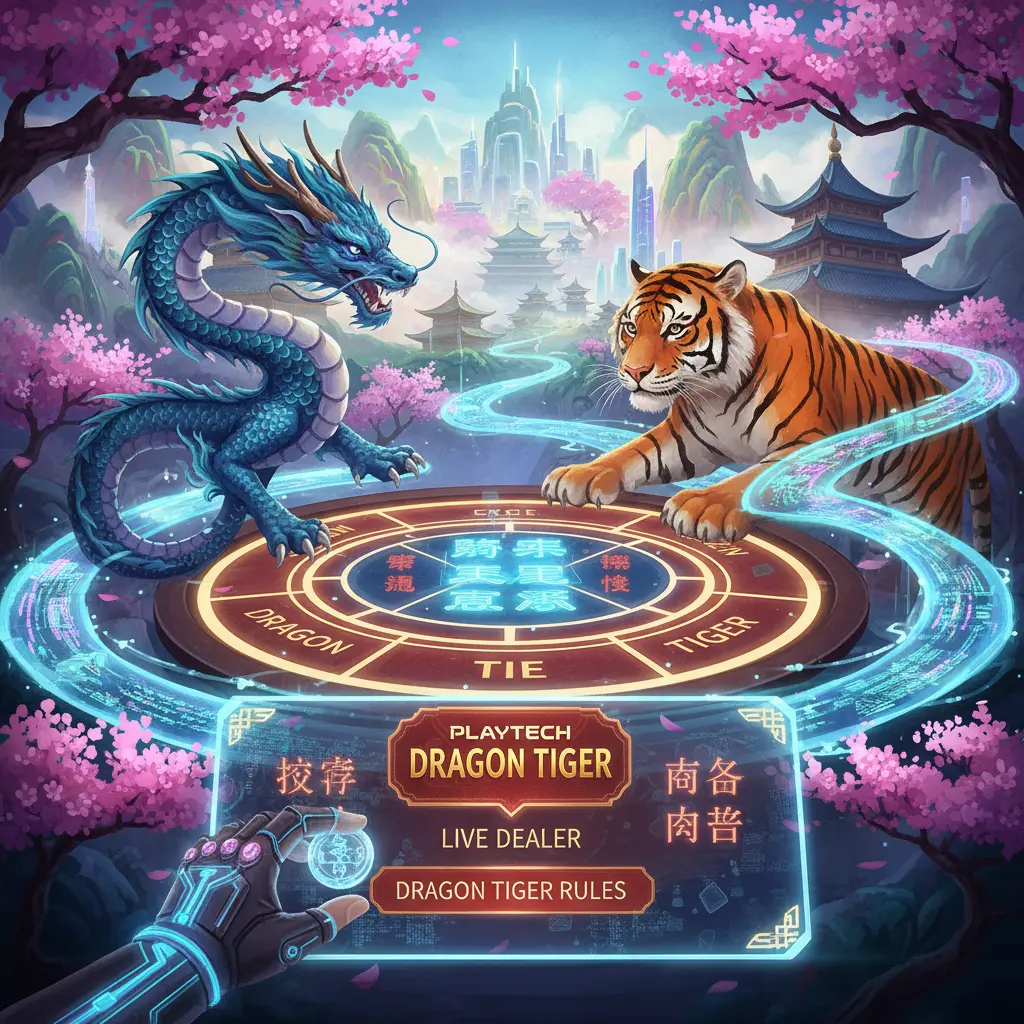 Live dealer dragon tiger rules - Playtech