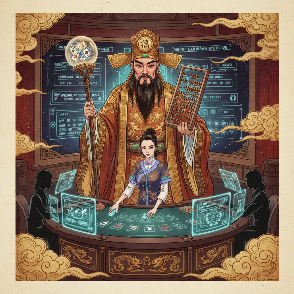 Caribbean stud live dealer games - Wizard