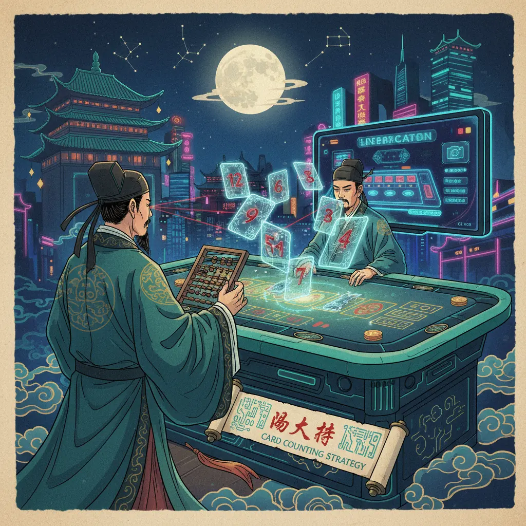 Live dealer baccarat strategies - Counting