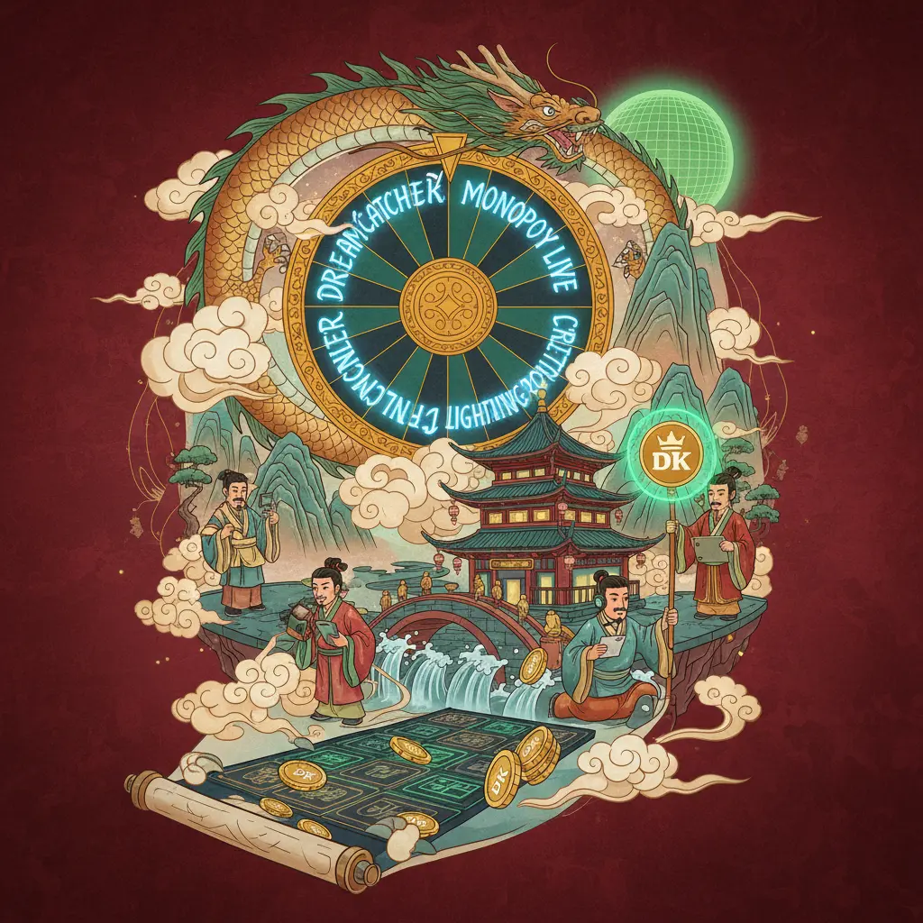 Live dealer game show varieties - DraftKings