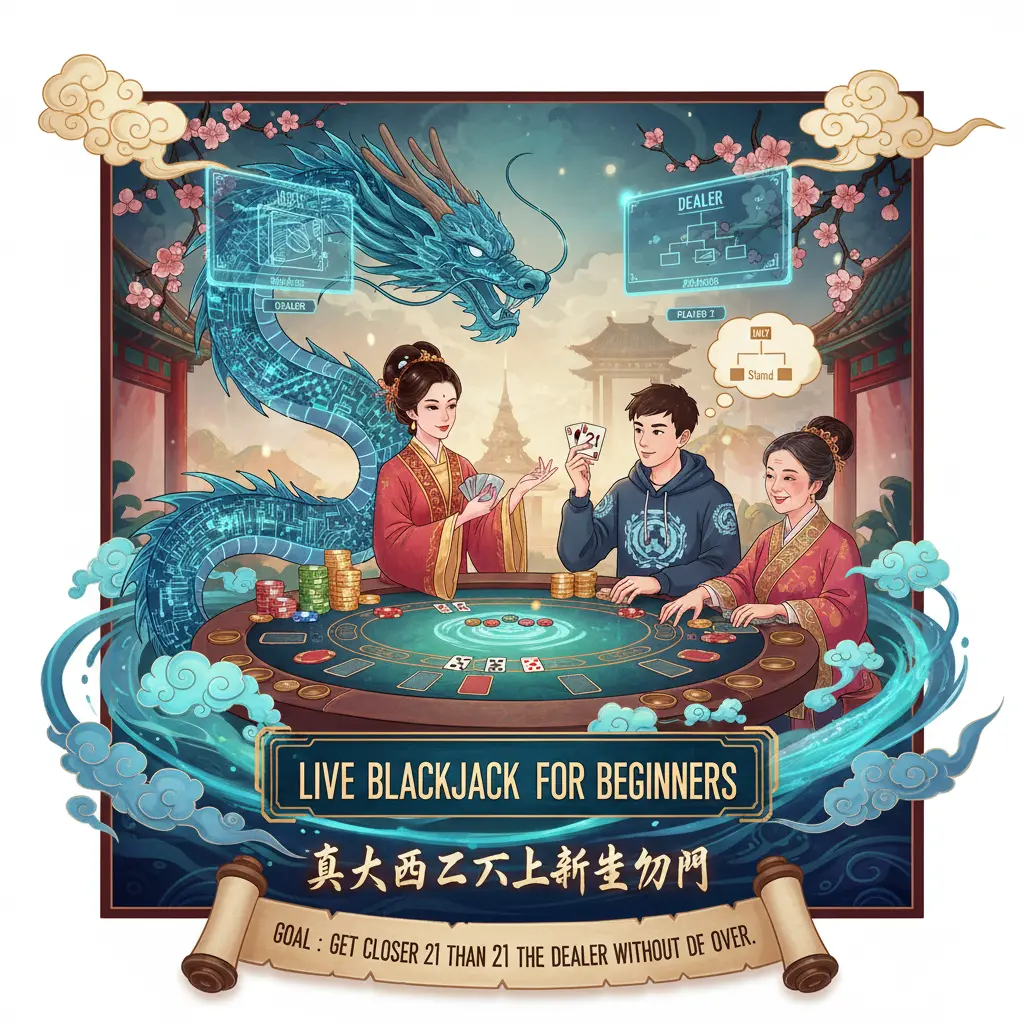 Live dealer casino for beginners - Blackjack