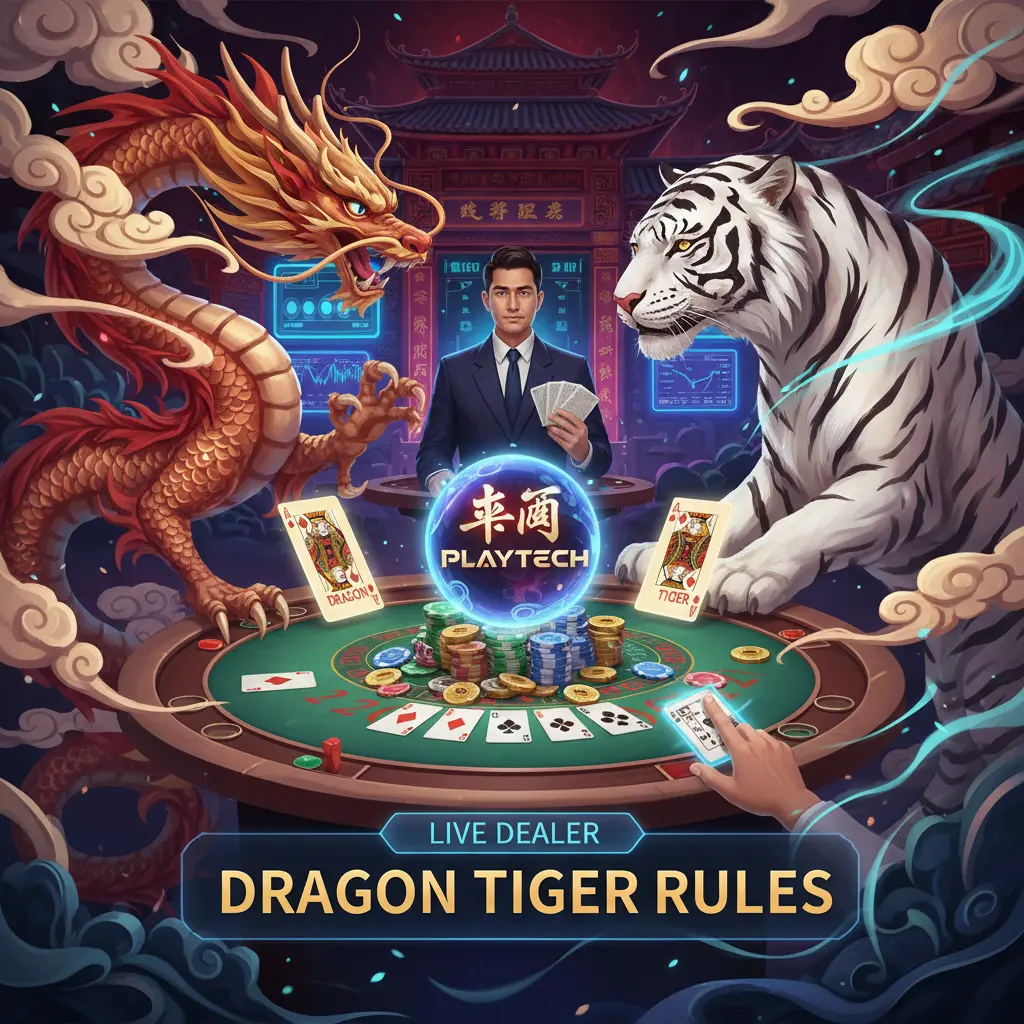 Live dealer dragon tiger rules - Playtech