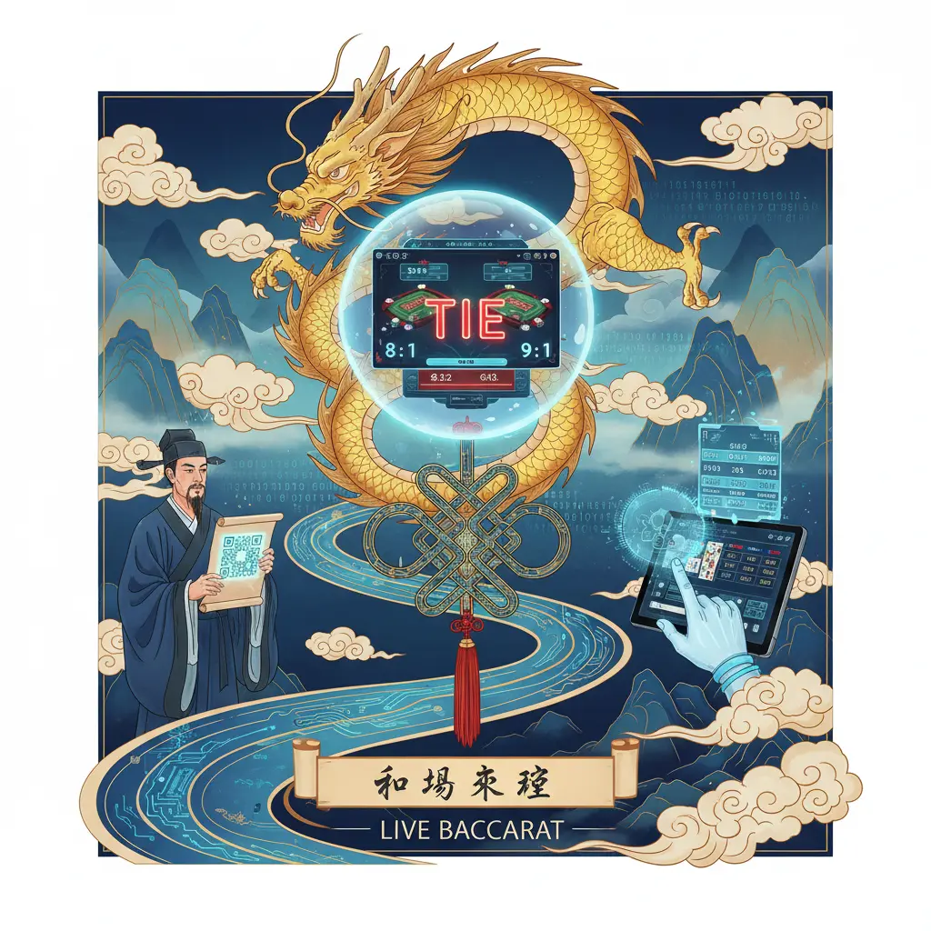 Live dealer baccarat strategies - Tie