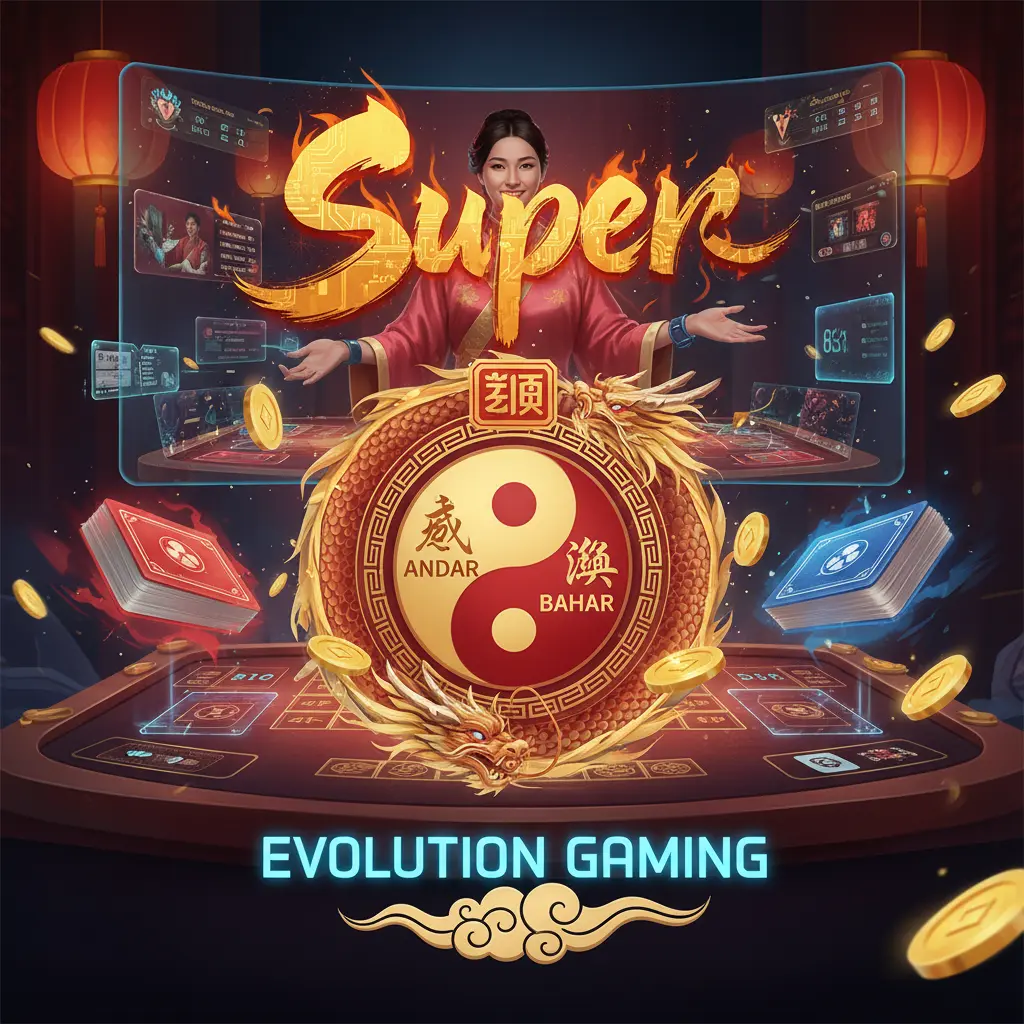 Live dealer andar bahar online - Evolution