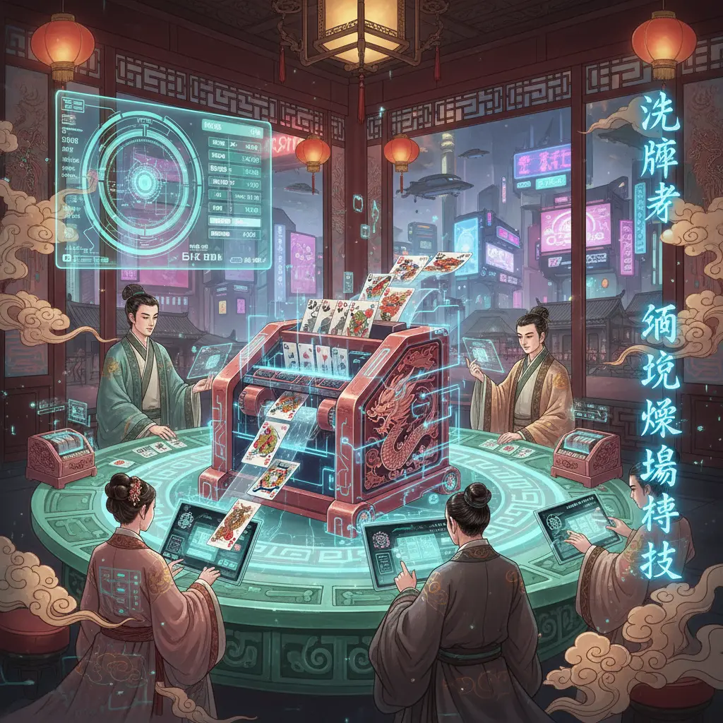 Live casino studio technology - Shufflers