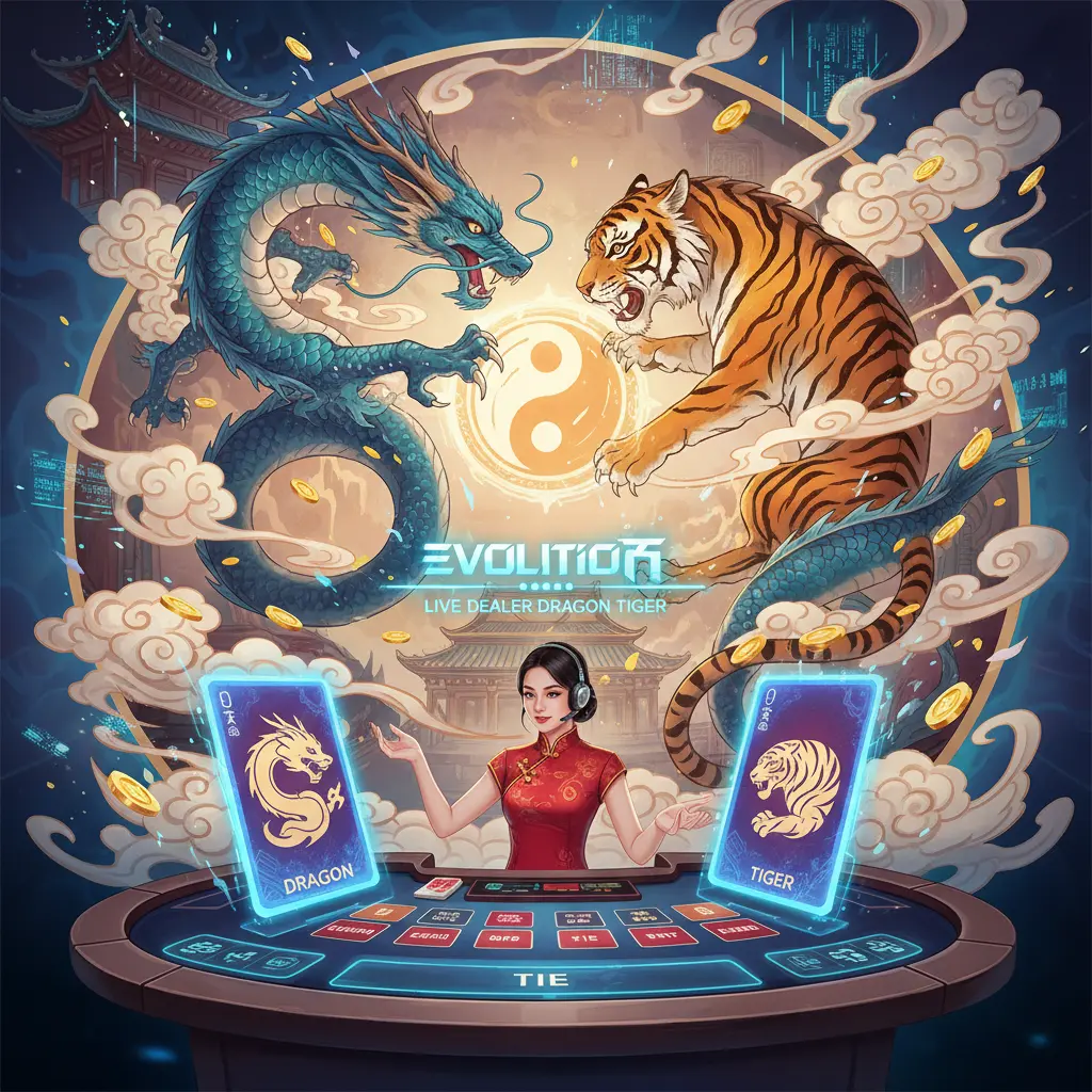 Live dealer dragon tiger rules - Evolution