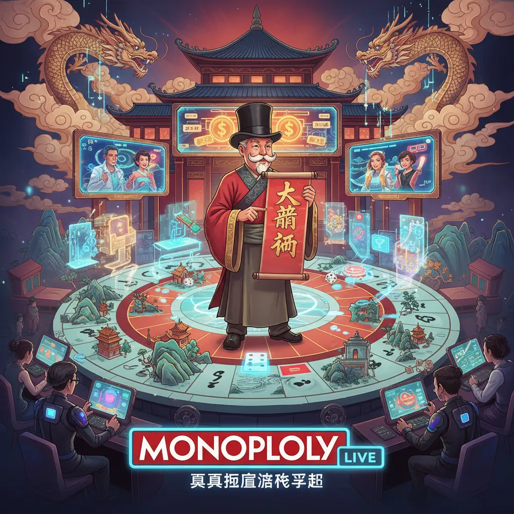 Live dealer game show varieties - MONOPOLY